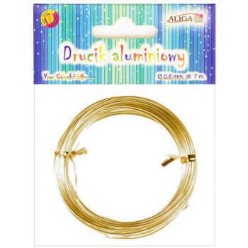 Aluminum wire, gold, Aliga...