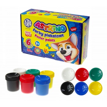 Poster paints 6 colors -...