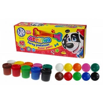 Plakatfarben 10 Farben -...