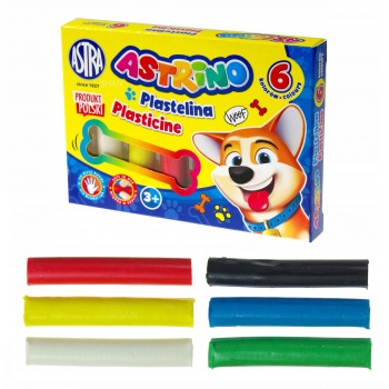Plastilin 6 Farben Astrino