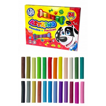 Plasticine 24 colors Astrino
