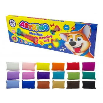 Schulknete 18 Farben Astrino