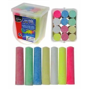 Gehsteigkreide JUMBO bunt +...
