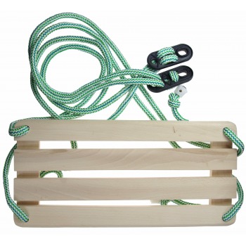 Wooden garden swing MALIMAS