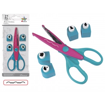 Set of scissors and 4...