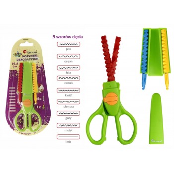 Dekorationsschere 9 Muster...