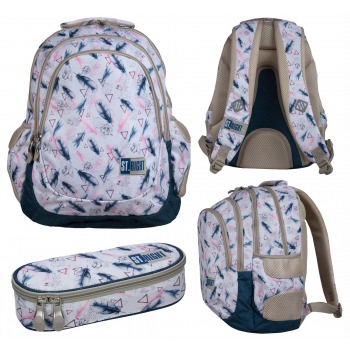 Schulrucksack mit 4 Fächern...