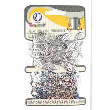 Zierbänder Silber Astra Age