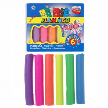 Plasticine FLUO 6 Flamingo...