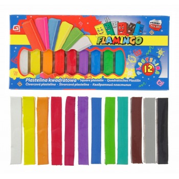 Square plasticine 12 colors...