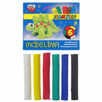 Modelina 6 kolorów Flamingo