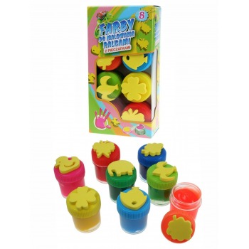 Fingermalfarben 8 Farben 15...