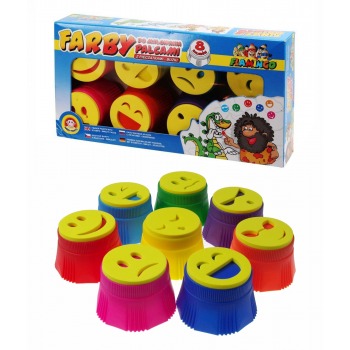 Finger paint 8 colors 25 ml...