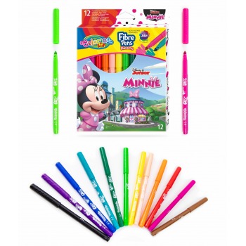 12 color markers Minnie...