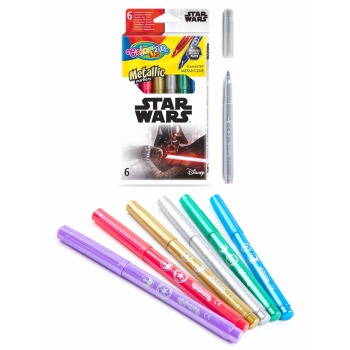 Metallic markers 6 colors...