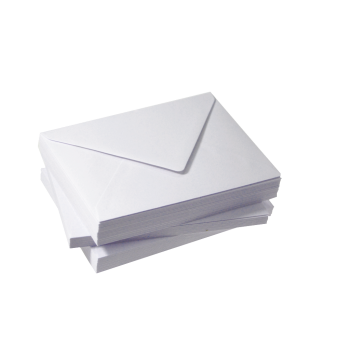 White envelopes 120 g / m2...