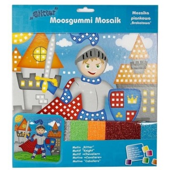 Knight glitter foam mosaic