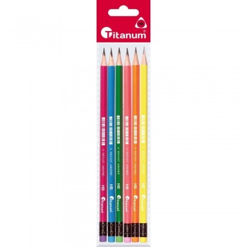 Triangular neon pencil with...