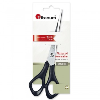 Black scissors 16 cm...