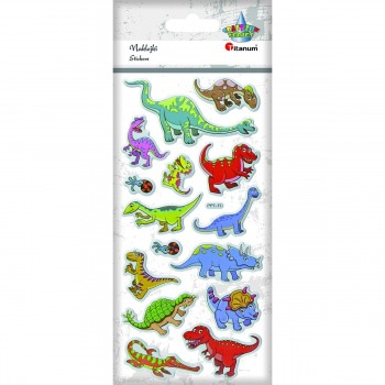 Naklejki 3D dinozaury...