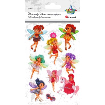 Naklejki 3D wróżki Titanum...