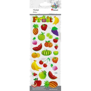 3D Fruit Stickers Titanum...