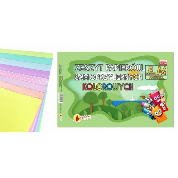 Notebook of self-adhesive...