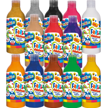 Poster paints in a 500ml...