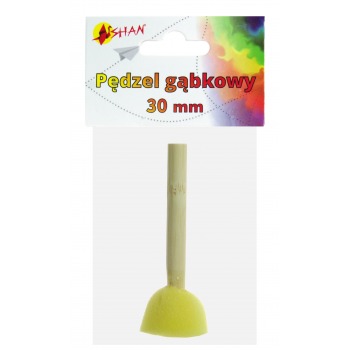 Pędzel gąbkowy 30 mm Shan
