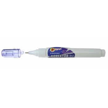 Correction pen with a metal...