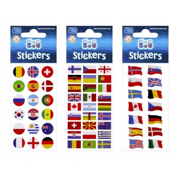 Country Flag Stickers...