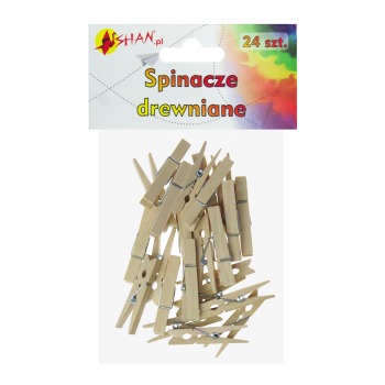 Spinacze drewniane klamerki...