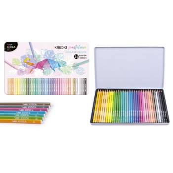 Pastel triangular crayons...