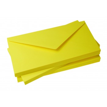 Yellow colored envelopes...