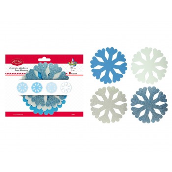 Foam snowflakes decorations...