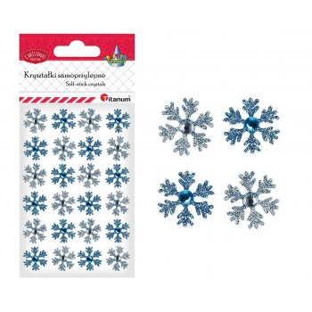 Self-adhesive crystals 24...