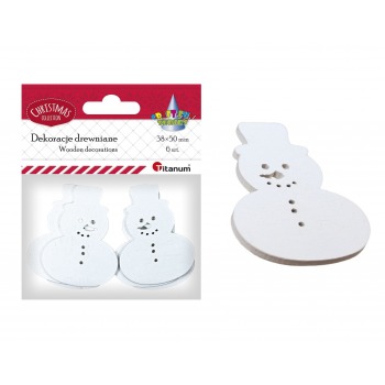 Wooden decorations 6 pcs...