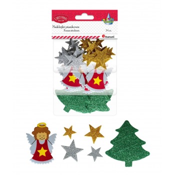 Christmas foam stickers...