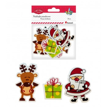Foam stickers 12 pcs. Santa...
