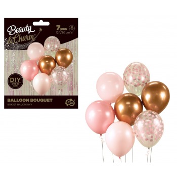 B&C Ballonstrauß Rose...