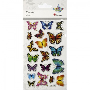 3D Butterflies Stickers...