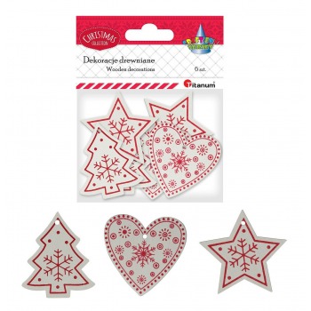 Wooden decorations,...