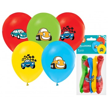 Luftballons Cartoon Autos 5...