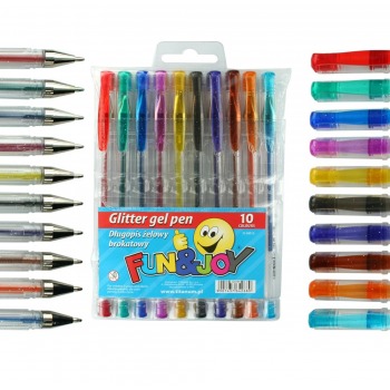 10 colors Glitter gel Pen...