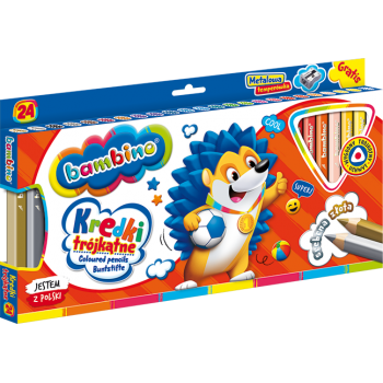 Kredki trójkątne w oprawie...