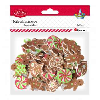 Gingerbread foam stickers,...