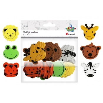 Foam animal head stickers...