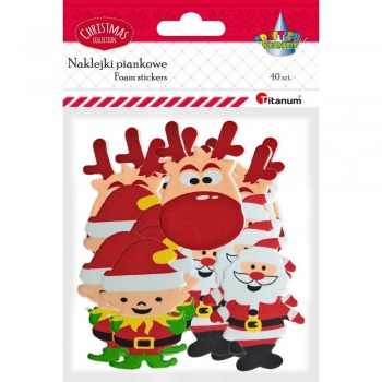 Naklejki piankowe Mikołaj...