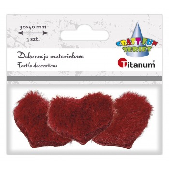 Materialdeko, Plüschherzen,...