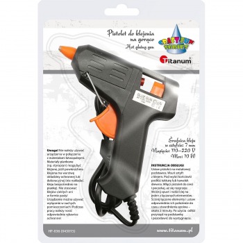 Hot glue gun 10W Titanum